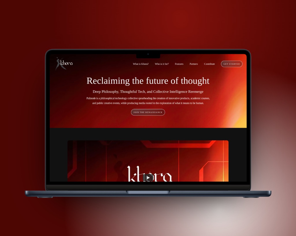 Khora Website Screenshot