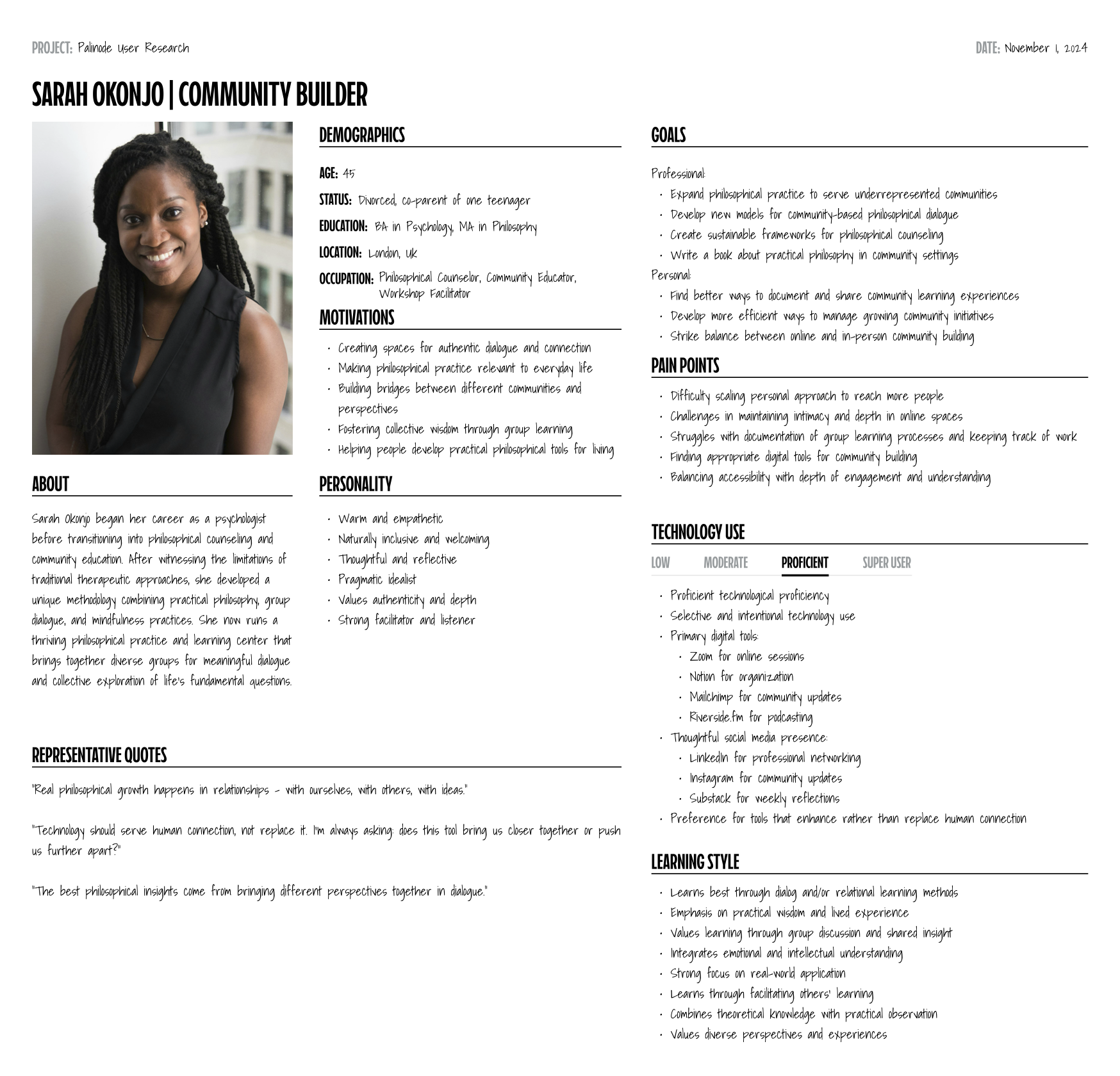 Sarah Okonjo | The Community Builder